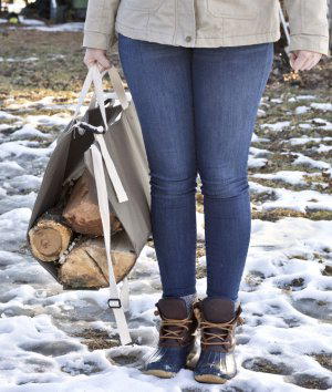 How to Make a Log Carrier Bag