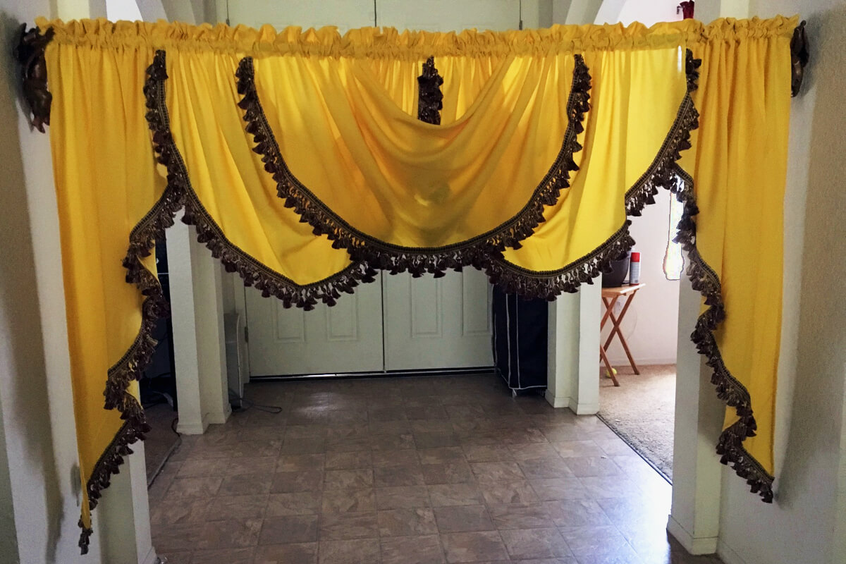 Customer Photo - Poly Poplin Drapery