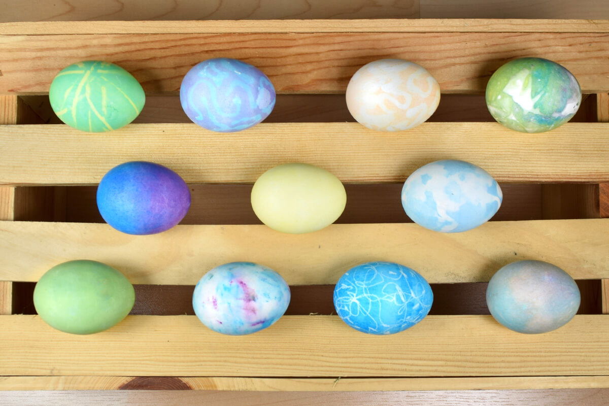 Rit Dyed Easter Eggs