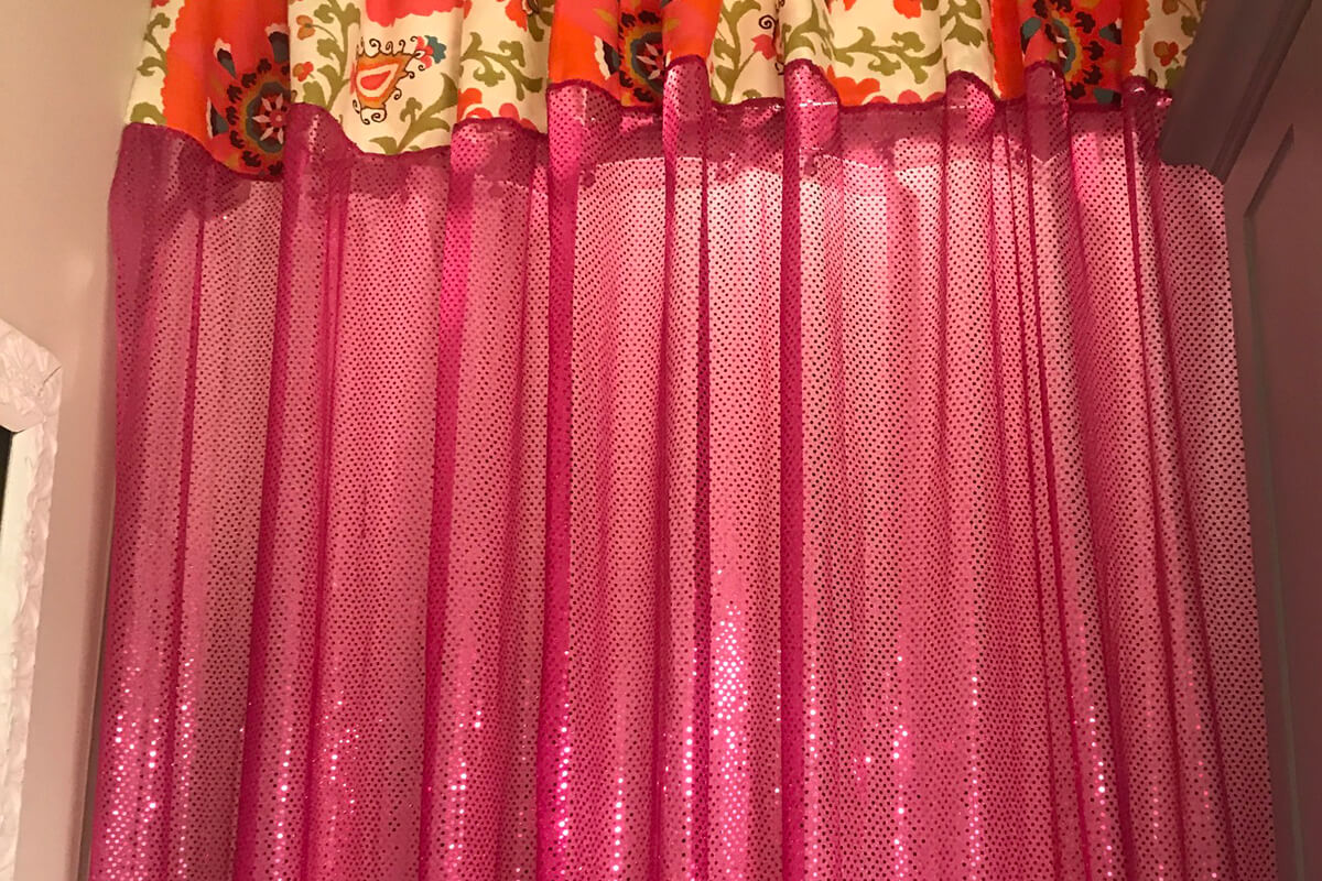 Customer Photo - Sequin Drapery