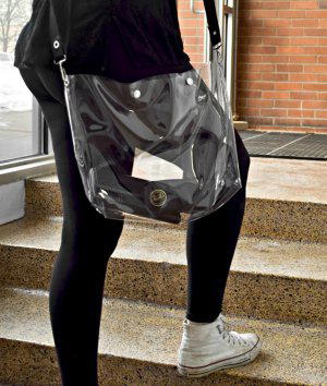 How to Make a No Sew Clear Vinyl Bag