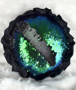 How to Make a Ruffled Sequin Pillow