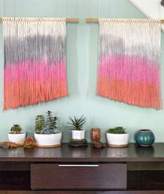 How to Make a Dip Dyed Tapestry
