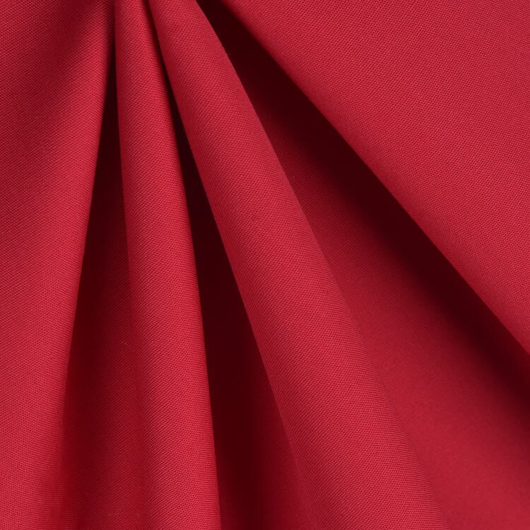 5 Oz Red Poly Cotton Poplin Fabric