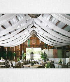 Gorgeous Barn Wedding Decor on a Budget