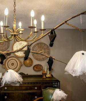 How to Make a Halloween Themed Center Piece