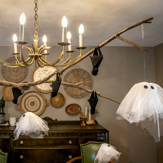 How to Make a Halloween Themed Center Piece