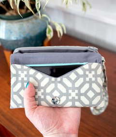 Wristlet Phone Wallet with Zipper Pocket