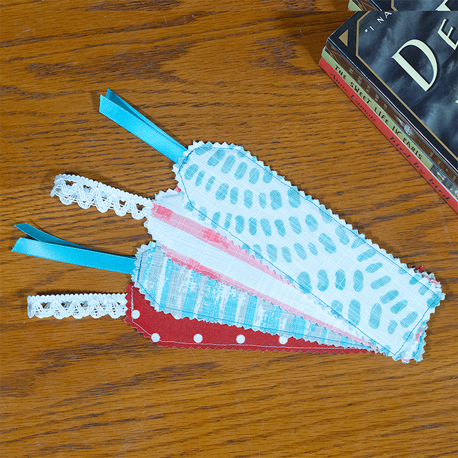 How to Make Fabric Bookmarks